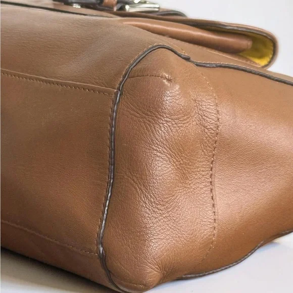 Authentic Coach Charlie Tan Leather Shoulder Bag! COA Included! - Picture 6 of 15